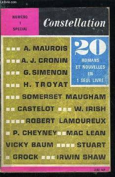 Constellation numéro 1 spécial - Un petit garçon mena l'enquête par W. Irish, Les canons de Navarone par A. Mac Lean, L'avant première de nos ...
