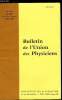 Bulletin de l'union des physiciens n° 683 - Compte rendu d'activité par A. Touren, Modifications de statuts, Renouvellement partiel du Conseil, ...