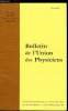 Bulletin de l'union des physiciens n° 692 - Les fibres optiques : télécommunications par fibres optiques par P. Bousquet, Propagation de la lumière ...