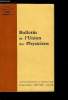 Supplément au Bulletin de l'union des physiciens n° 570 - Annales du Baccalauréat Séries C et E, Session normale de 1974, Session de remplacement de ...