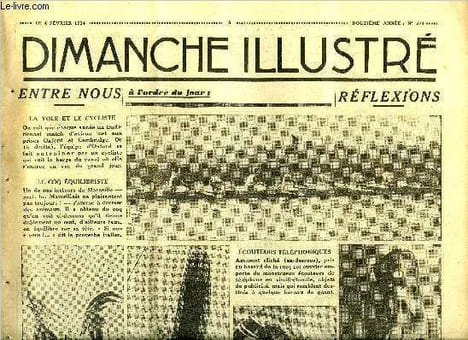 Dimanche-Illustré n° 571 - Quand on manifeste a Paris par A. Lorbert, Une demande en mariage par E.E. Joyce, Le véritable roman de la vie d'un homme ...