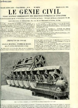 Le génie civil tome LXXXVIII n° 15 - Cisaille multiple, système De Bergue pour le service des laminoirs a toles, Les premières déformations ...