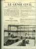 Le g&eacute;nie civil tome XCIV n&deg; 5 - Les nouveaux ateliers et laboratoires de l'&eacute;cole centrale des arts et manufactures par L&eacute;on Guillet, Donn&eacute;es nouvelles ...