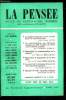 La pens&eacute;e - nouvelle s&eacute;rie n&deg; 60 - Le peuple allemand contre la politique de remiliarisation par Gilbert Badia, Les responsabilit&eacute;s des dirigeants ...