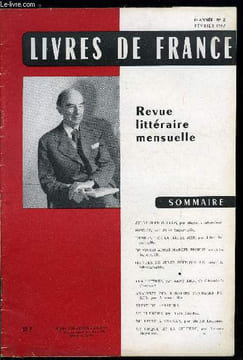 Livres de France n° 2 - Jules Supervielle par Marcel Jouhandeau, Sonnet par Jules Supervielle, L'enfant de la haute mer par Jules Supervielle, ...
