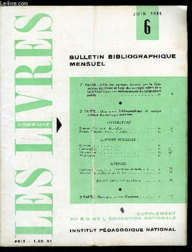Les livres n° 6 - Littérature : romans, contes et nouvelles, Poésie, théatre, textes littéraires, Sciences humaines : histoire, géographie, ...