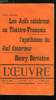 L'oeuvre n&deg; 7 - Les juifs au th&eacute;atre fran&ccedil;ais - Le d&eacute;serteur Bernstein par Gustave T&eacute;ry, Les tablettes de Pangloss par R.J., Un journaliste alg&eacute;rien ...