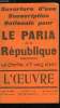 L'oeuvre n&deg; 8 - La bistocratie par Gustave T&eacute;ry, La charit&eacute;, s'il vous plait, Vers la Constituante par Urbain Gohier, Samson, juge d'Isra&euml;l. Collectif