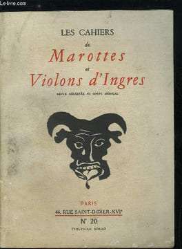 Les cahiers de Marottes et Violons d'Ingres - nouvelle série - n° 20 - Marotte et Violons de Verre par le docteur Jean Lacroix, L'anatomie dans la ...