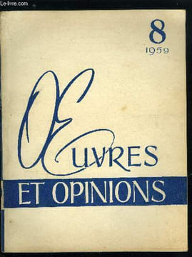 Oeuvres et opinions n° 8 - Ils ont combattu pour la patrie par M. Cholokhov, Djara par M. Lakerbai, Au pied du ravin par A. Serafimovitch, Création et ...