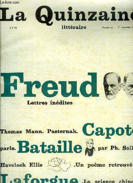 La quinzaine littéraire n° 11 - Fiction et réalité par François Erval, Truman Capote : s'engager dans l'aventure, Pessimisme et ironie par Georges ...