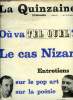 La quinzaine littéraire n° 42 - Dubuffet, le libérateur par Maurice Nadeau, Un grand poème d'Allen Ginsberg par Serge Fauchereau, Jacques Roubaud : ...