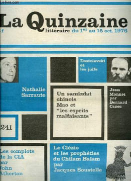 La quinzaine littéraire n° 241 - Disent les imbéciles par Viviane Forrestet, Mémoires par Bernard Cazes, Donne, Il serait une fois par Serge Koster, ...