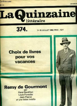 La quinzaine littéraire n° 374 - Série B par Jean Lacoste, La vie de Dashiell Hammett par J.L, Raymond Chandler par J.L, Le poisson scorpion par ...