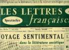 Les lettres françaises n° 489 - Voyage sentimenal dans la littérature soviétique, Gorki, le père par Jean Fréville, A l'assemblée plénière des ...