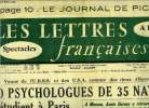 Les lettres françaises n° 513 - Venus de l'U.R.S.S. et des U.S.A. comme des deux Allemagnes, 600 psychologues de 35 nations étudient a Paris le ...
