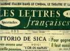 Les lettres françaises n° 528 - Vittorio de Sica : nous avons une nouvelle passion, la paix, Voici l'or de Naples, le film que de Sica vient ...