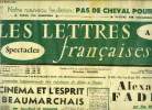Les lettres françaises n° 620 - La rencontre internationale des créateurs de films a Paris, le cinéma et l'esprit de Beaumarchais par Jean Paul Le ...