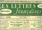 Les lettres françaises n° 632 - L'évasion de Montluc recréée a l'écran par Catherine Touquet, Etre compris sur le champ par René Clément, Un Balzac ...