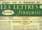 Les lettres françaises n° 669 - Le rendez vous de Cannes par Jean Cocteau, Le film italien invité a Cannes, pourquoi j'ai réalisé Guendalina par ...