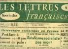 Les lettres françaises n° 673 - La littérature soviétique en France, Post-face a L'Homme ne vit pas seulement de pain par Vladimir Doudintsev, Un ...