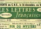 Les lettres françaises n° 696 - Jean Cocteau recrée la carte de voeux, 10.000 mètres inédits de Que Viva Mexico ou fin du mystère Eisentein par ...
