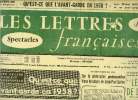 Les lettres françaises n° 713 - Qu'est ce que l'avant garde en 1958 ?, Michel Butor, Alberto Giacometti, Sur la destruction préventive d'une brochure ...
