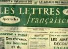 Les lettres françaises n° 770 - Cholokhov a Paris, Des chevaux, des hommes et du changement par Vladimir Pozner, Mohammed Dib, corps étranger, Pour le ...