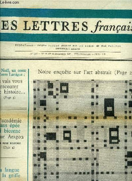 Les lettres françaises n° 1213 - Pour Noël un contre de Pierre Lartigue, je vais vous raconter une histoire, Demain, les loups par Tristan Renaud, La ...