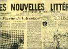 Les nouvelles littéraires, artistiques et scientifiques n° 1080 - Le Porche de l'aventure par Samivel, Rousseau et ses amis a Montmorency par Jean ...