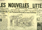Les nouvelles litt&eacute;raires, artistiques et scientifiques n&deg; 1147 - Strasbourg ville des routes par J. Dresch, Edmond jaloux par Ren&eacute; Lalou, Le palais ...