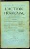 L'action française n° 121 - Le cinquième anniversaire de la fondation de l'action française, discours de Henri Vaugeois, Leurs souches : Pelletan père ...