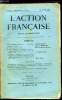L'action française n° 134 - Ligue d'action française - a nos amis, Notes politiques par Léon de Montesquiou, A propos du concordat par le Baron de ...