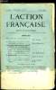 L'action française n° 172 - Notes politiques - le pont cassera ou sautera par Henri Vaugeois, Auguste Comte et la doctrine positiviste, l'humanité, la ...