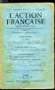 L'action française n° 207 - Réponses au correspondant par Charles Maurras, I. Un portrait, II. Nos amis : idées et personnes, III. Fidao entre et ...