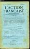 L'action française n° 210 - Notes politiques - Zola - la question sera-t-elle posée ? par Henri Vaugeois, Préface des nuées : deux systèmes ...