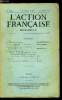L'action française n° 244 - Le réalisme de Bonald par Léon de Montesquiou, Le gout littéraire a la Sorbonne, L'article 455 du code d'instruction ...