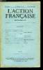 L'action française n° 255 - Quatre mois de négociations franco-allemandes par Jacques Bainville, La nationalité des juifs et les jurisconsultes ...