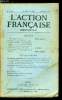 L'action française n° 262 - Trois idées politiques par Pierre Lasserre, Enquête sur l'art chrétien (suite) par L. Dimier, De la division territoriale ...