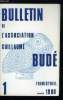 Bulletin de l'association Guillaume Budé n° 1 - Pierre Wuilleumier, Le français en péril a l'école : les structuralismes et l'enseignement de la ...