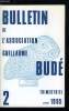 Bulletin de l'association Guillaume Budé n° 2 - La vie de l'association Guillaume Budé : section d'adultes, Mourir de rire dans l'Odyssée : les ...