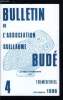 Bulletin de l'association Guillaume Budé n° 4 - Introduction par Arlette Michel, A propos de la création du Conservateur (1816-1820) par Jean Paul ...