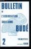 Bulletin de l'association Guillaume Budé n° 2 - La tradition antique - Fustel et son double : Polybe par Eric Foulon, Journée Chateaubriand, Sorbonne, ...
