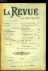 La Revue n° 19 - Les Français d'aujourd'hui par Jean Finot, Les Français d'autrefois : lettres des volontaires de 1792 par Albert Livet, La Turquie ...