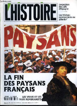 L'histoire n° 154 - Rembrandt, l'art et l'argent par Joël Cornette, Les femmes au désert par Pierre Louis Gatier, L'expulsion des juifs d'Espagne par ...