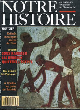 Notre histoire : la mémoire religieuse de l'humanité n° 64 - Pour une Europe sans frontières, Vestales, les vierges du feu par Renée Scemama, Pie II, ...