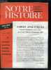 Notre histoire hors série n° 14 - Tables analytiques couvrant l'ensemble des articles parus du n° 1 (mai 1984) au n° 40 (décembre 1987). Collectif