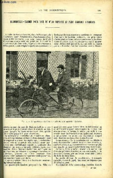 La vie scientifique n° 60 - Quadricycle-tandem pour voie de 0,60m employé au parc agricole d'Achères par M. de N, Vers le Nord par Armand Leyritz, ...