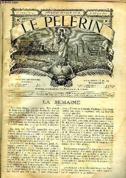 Le Pèlerin n° 861 - Mgr Léonard Haas, évêque de Bale, Bicyclistes, L'église de Notre Dame de France a Jérusalem, Le T.R.P. d'Alzon et la cinquantième ...