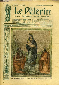 Le Pèlerin n° 1875 - Les mystères chrétiens - l'immaculée conception, d'Albertinelli, Un deuil, le P. Bailly, Le perroquet dans le temple, ...